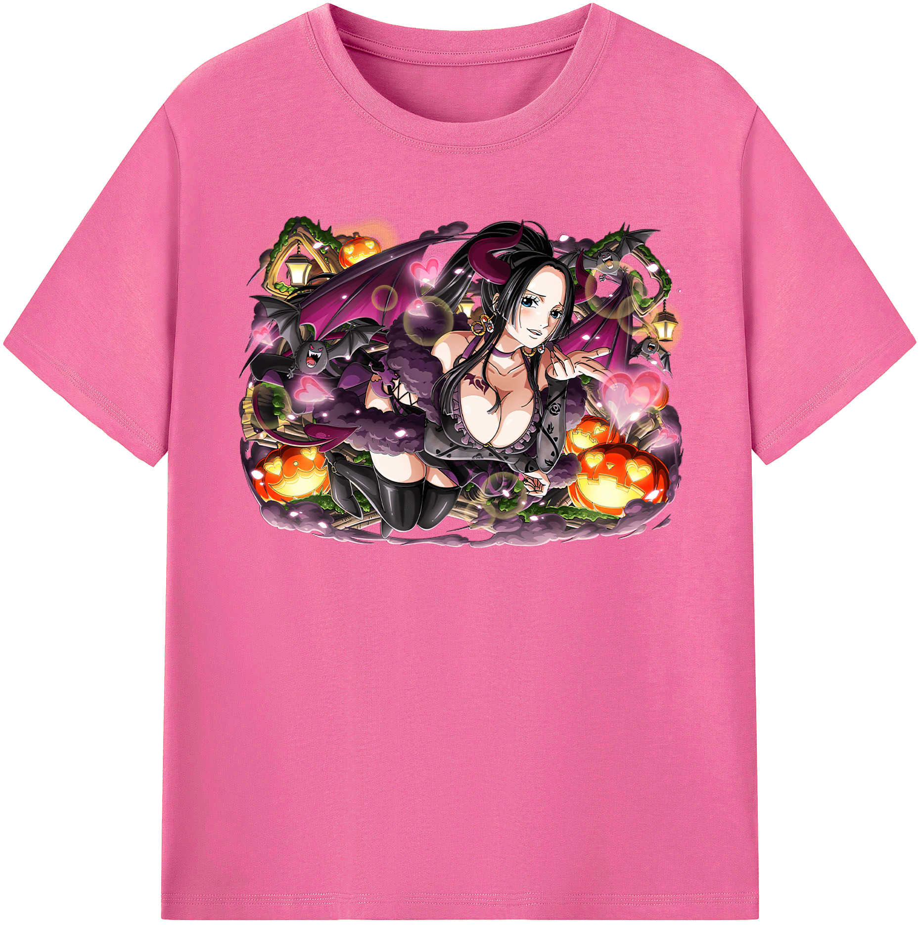 ワンピース ボア・ハンコック ONE PIECE Boa·Hancock レディースカジュアルプリントTシャツ（綿100％）